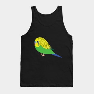 Cute illustration af a budgie Tank Top